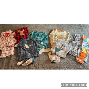 Boys 5T Pajama Bundle, 8 pairs
